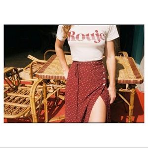 Rouje Gloria skirt NWT